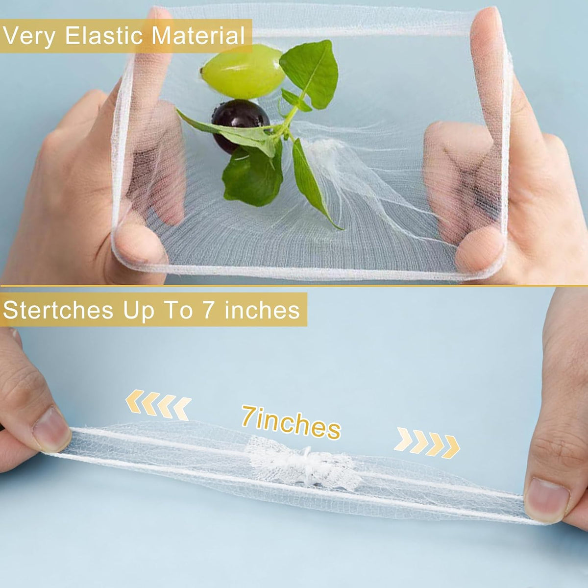 300 PCS Disposable Kitchen Sink Drain Strainer Mesh Bag, Anti-Clogging Mesh Disposable Drain Covers Fits Most Sink Strainers, Filter Nets for Leftover & Kitchen Waste