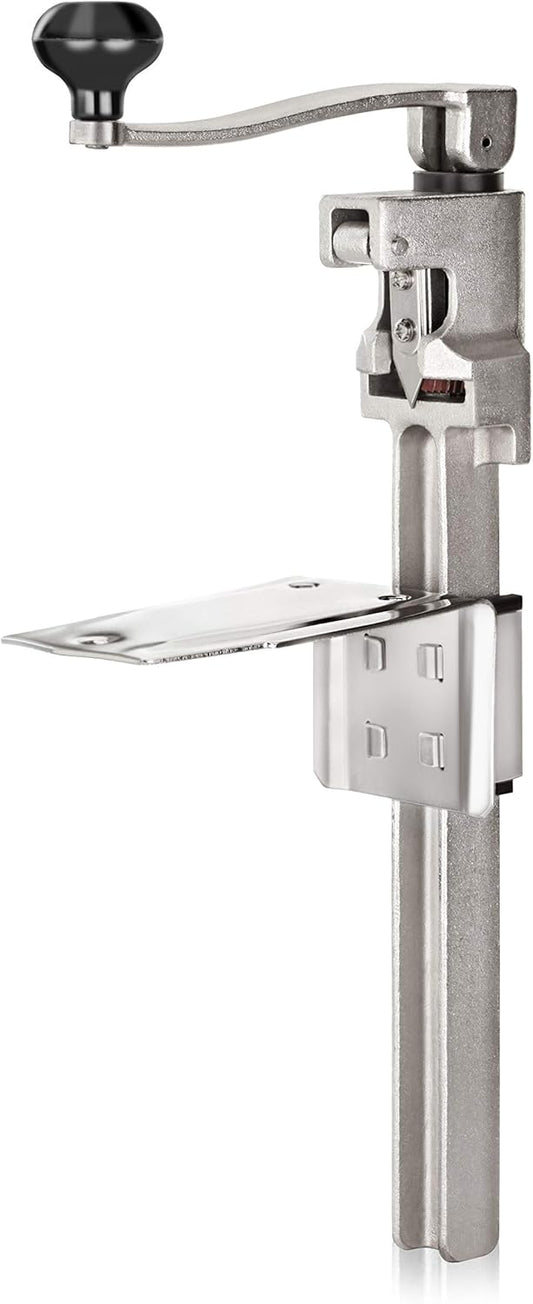 7006841 Manual Table Can Opener with Plated Steel Base For Cans Up to 11” Tall