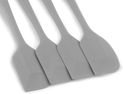 Silicone Spatula 4-piece Set,Heat-Resistant Spatulas,Non-stick Rubber Spatulas with Stainless Steel Core