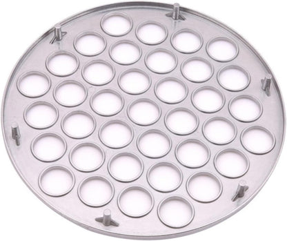 Silver Ravioli Dumpling Mold, 37 Holes Metal Ravioli Maker, Russian Pelmeni Maker, Pelmeni Meat Dumplings Maker, Handmade Dumpling Cutter Tools,Kitchen Utensils and Gadgets