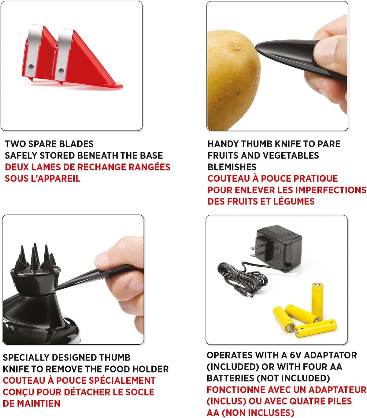 Rotato Express Electric Peeler for Potatoes, Fruits & Vegetables