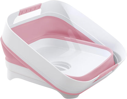 2.6 Gal/10L Collapsible Wash Basin with Drain Plug, Dish Tub