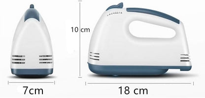 7 Speed HandMixer Electric Handheld,Portable Kitchen Mixer with Easy Button and 5 Attachments(2Dough Hooks,1Whisk,2Beaters) Food Blender Whisk Dough Hooks for Cookies,Cakes, Dough, Batters,&More