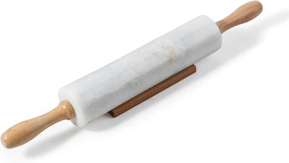 Indian Green Marble Rolling Pin, Non-Stick Stone Dough Roller, 18 Inch Rolling Pin for Baking,Pasta, Dumpling, Ravioli, Fondant,Pie Crust, Kitchen Baking Pastry Tools, Kitchen Essential