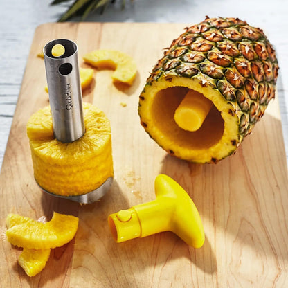 Pineapple Corer and Slicer, Yellow