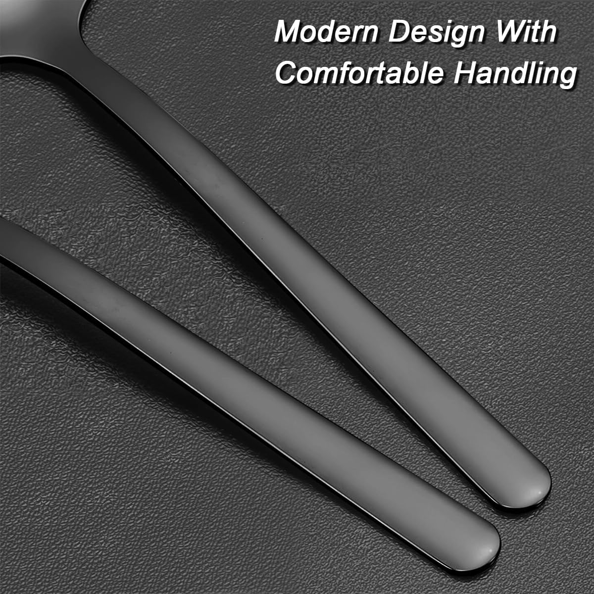 Pack of 8 Black Stainless Steel Espresso Spoons, 5.3 Inch Mini Teaspoons Set for Coffee, Dessert, Cake, Ice Cream, Tea, Sugar, Cappuccino, Mirror Finish Small Spoon Set