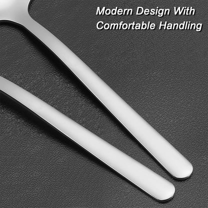 Pack of 8 Black Stainless Steel Espresso Spoons, 5.3 Inch Mini Teaspoons Set for Coffee, Dessert, Cake, Ice Cream, Tea, Sugar, Cappuccino, Mirror Finish Small Spoon Set