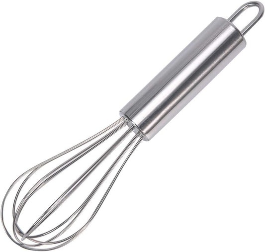 Stainless Steel Small Whisk, 6 inches | For Cooking, Cheese, Coffee, Flour, Eggs。which works great for cups and small containers ，Very Handy