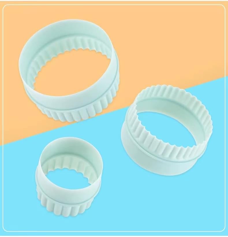 Cookie Cutters, 8 PCS Ideal Biscuit Cutter Tool, Highly Versatile Round & Circle Cutter, Perfect for Creating Unique Shaped Biscuits and Cookies