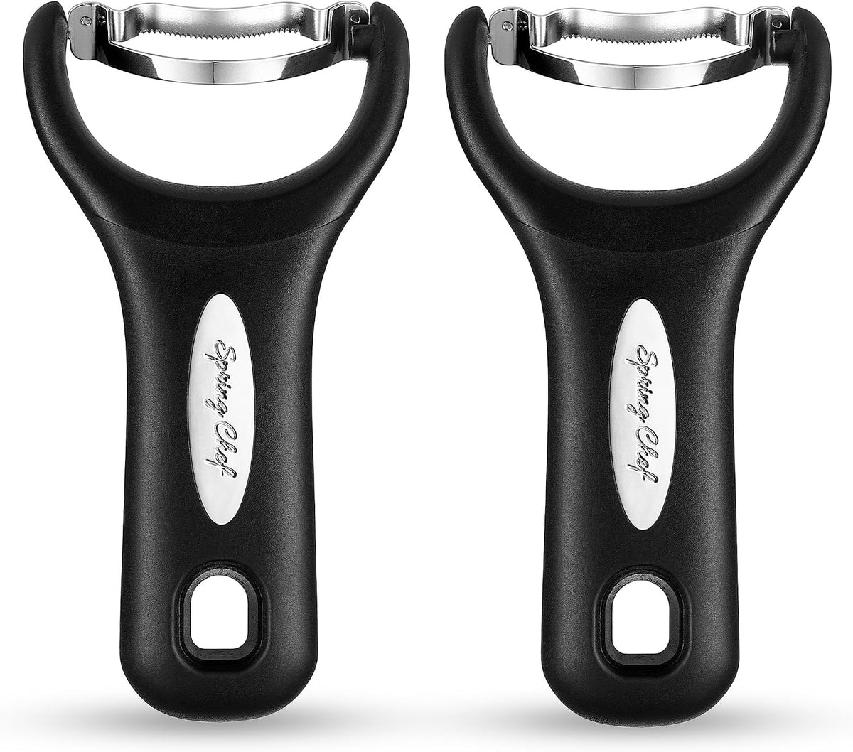 Stainless Steel Corn Peeler, Corn on the Cob Stripper Tool | Durable Corn Kernel Remover Tool with Ergonomic Handle – Easy to Use Kernel Cutter - Dishwasher Safe Corn Cutter, Black
