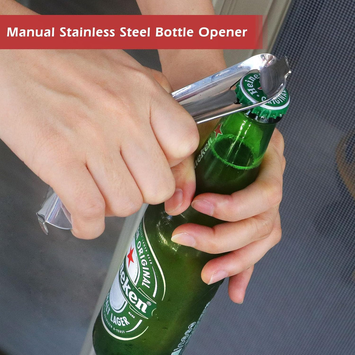 Mason Jar Opener with No Lid Dents or Damage, Bottle Opener Multi-purpose, Easy Twist Handheld Top Remover Utensil, Manual Canning Opener for Various Lids