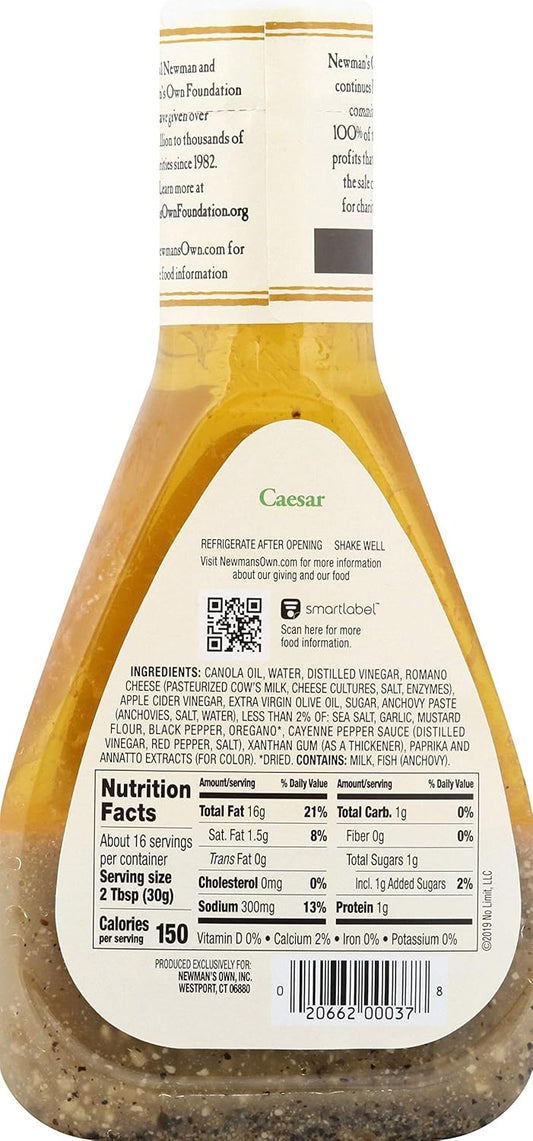 Caesar Salad Dressing, 16-oz. (Pack of 6)