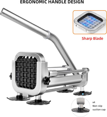 French Fry Cutter, Heavy Duty Potato Slicer Cutter