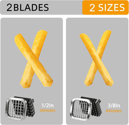 French Fry Cutter, Heavy Duty Potato Slicer Cutter