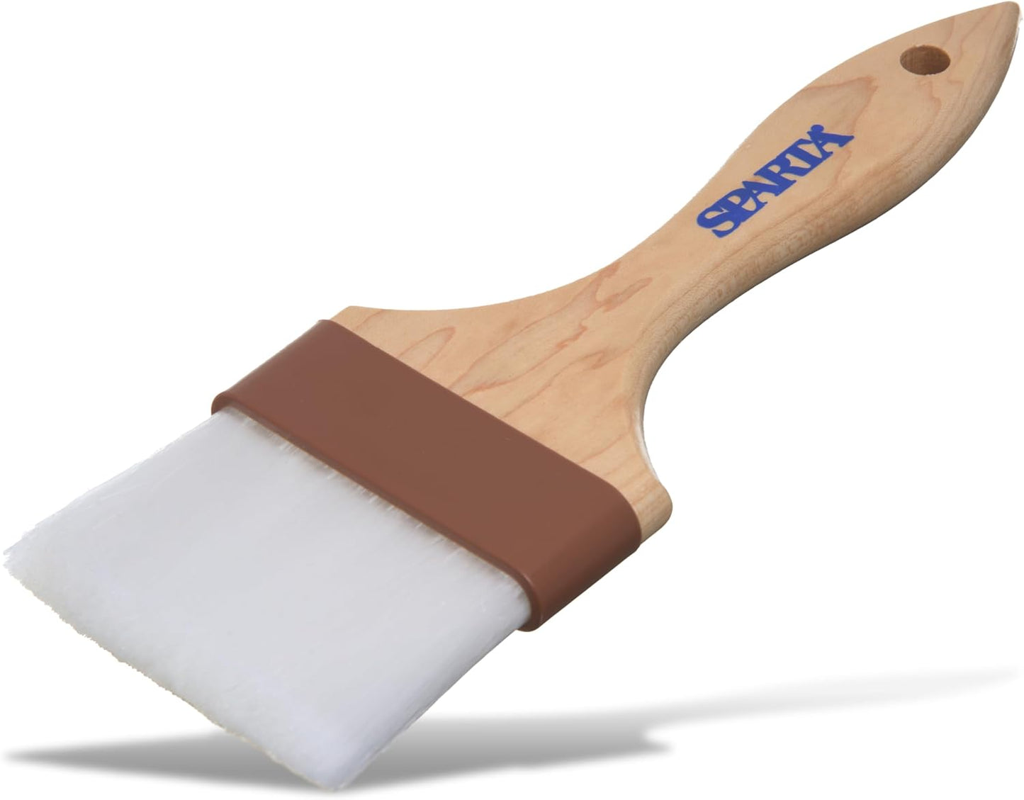 SPARTA 4039700 Nylon Wide Brush, Flat With Nylon Bristles, 2 Inches, Brown