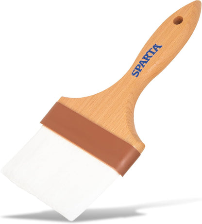 SPARTA 4039700 Nylon Wide Brush, Flat With Nylon Bristles, 2 Inches, Brown