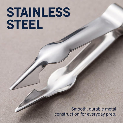 Stainless Steel Multi-Functional Fruit and Vegetable Stem Remover Clip, 2024 New Metal Pineapple Seed Remover Clip Huller Stem Remover,Strawberry HullerFruit and Vegetable Tools,Kitchen Utensils
