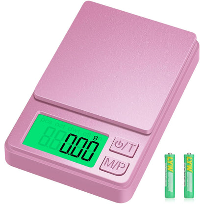 1000g/0.1g Pocket Gram Scale, High Precision Digital Kitchen Scale | LCD Display, 7 Units with Tare Function, Suit for Jewelry, Powder, Ounces, Blue