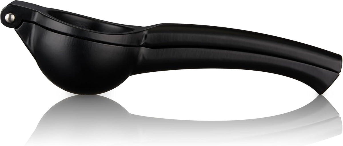 Black Citrus Press, Citrus Juicer, Lemon Squeezer for Cocktails, Bar Accessories, Matte Black Lime Juicer, Metal, Set of 1