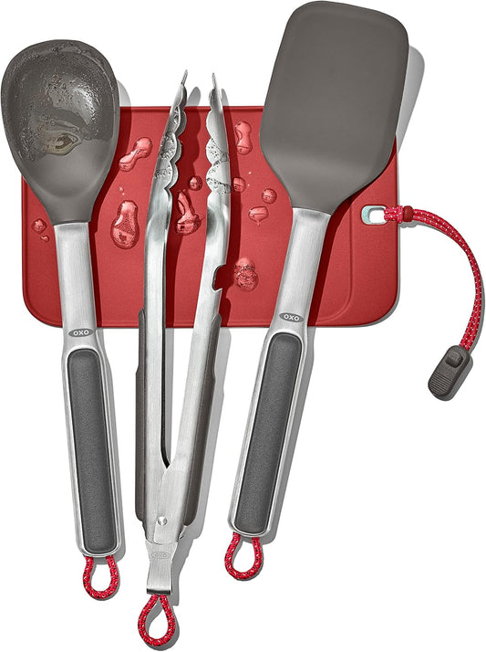 Outdoor 4 -Piece Camp Stove Cooking Set