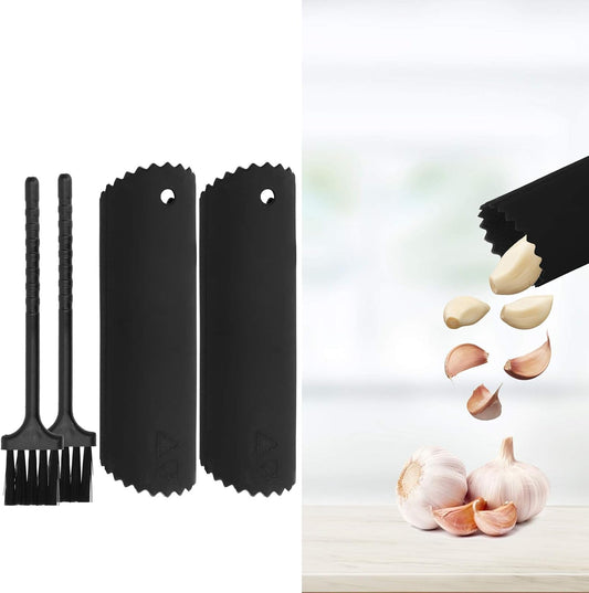 Garlic Peeler Set Silicone Peeling Roller Tube Brush Food Grade Kitchen Tool