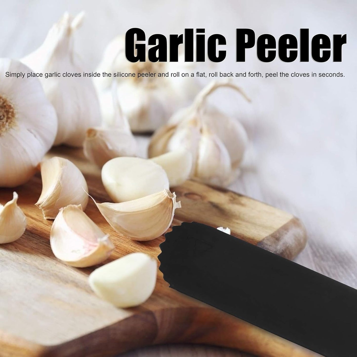 Garlic Peeler Set Silicone Peeling Roller Tube Brush Food Grade Kitchen Tool