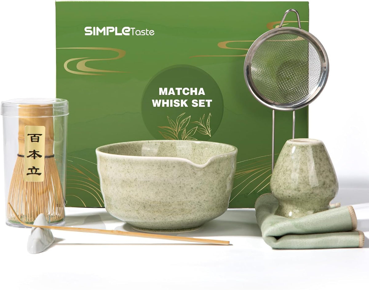 Matcha Whisk Set for Macha Lovers (Pink)