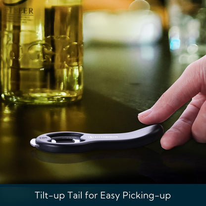 2 in 1 Magnetic Beer Bottle Opener for Fridge and RV with Cap Catcher - Pop Can Soda Can Opener, Stick to Refrigerator for Easy Storage with Magnet, Gift for Men Husband Father