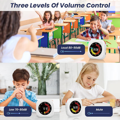 Visual Timer for Kids, Rechargeable 10-Hour Countdown/Up Timer