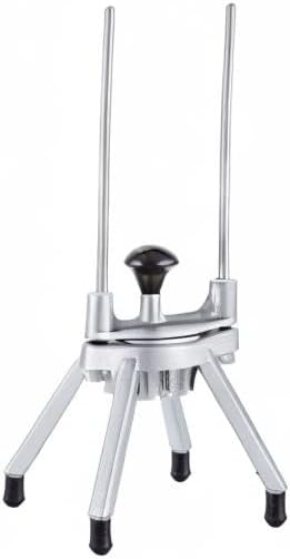 Commercial French Fry Cutter, Stainless Steel Vegetable Fruit Chopper with 3 Replacement Blades 1/2-Inch 3/8-Inch 1/4-Inch, Manual Potato Slicer Dicer for Restaurants & Home Kitchen