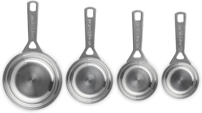 Stainless Steel Measuring Spoons, Gold Finish, Set of 5