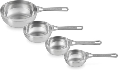 Stainless Steel Measuring Spoons, Gold Finish, Set of 5
