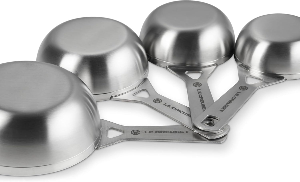 Stainless Steel Measuring Spoons, Gold Finish, Set of 5