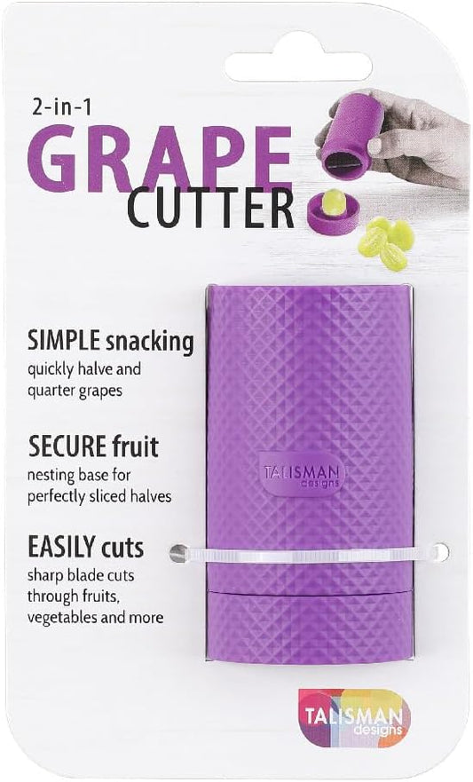 Grape Cutter, Easy Slicer for Grapes, Tomatoes & Olives, Dishwasher Safe