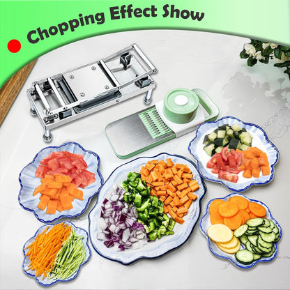 Vegetable Chopper Veggie Cutter Onion Food Dicer with Container 10 Blades