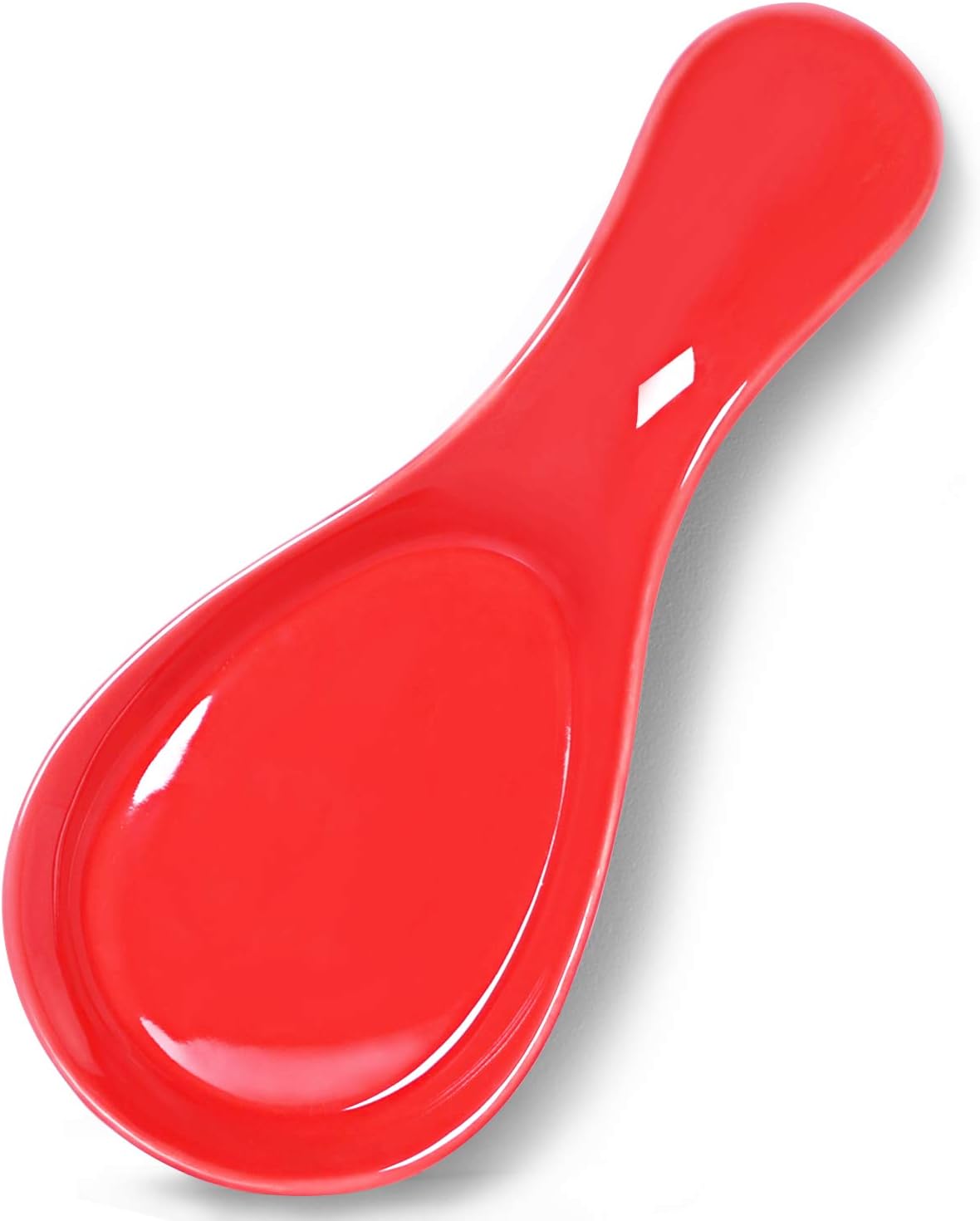 Large Porcelain Spoon Rest for Kitchen Stove Top, Navy | Large Spoon Shaped Holder, Keeps Stove Top Counter Clean, Minimalist Solid Color Porcelain, Dishwasher Safe Utensil Rest
