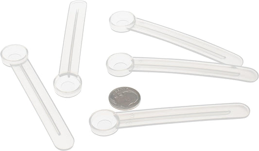 1/8 teaspoon scoop (1/8 teaspoon measuring spoon) plastic | (5, Clear)