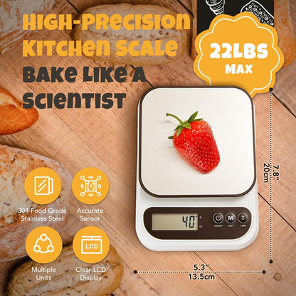 Sourdough Bread Baking Supplies, Sourdough Starter Kit with scale, Starter Jar, Bread Making Tools Kit, Sour Dough Kit Tools, Sourdough Proofing Basket, Sourdough Kit Gifts for Bakers Women Wife Mom