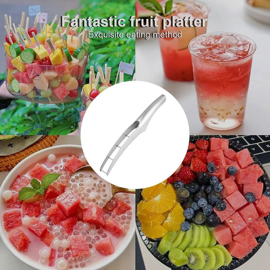 Wtermelon Cutter Slicer Cut Watermelon Into Cubes Knife Melon Baller for Kitchen Gadgets Useful Cool Tool 305 stainless steel 2024 New Creative Trends Kitchen Gadgets
