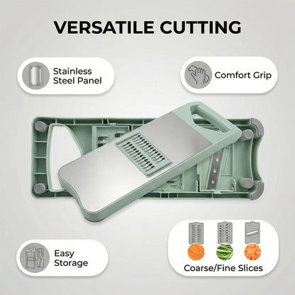 6-Blade Mandoline Slicer for Kitchen,Handheld Vegetable Slicer