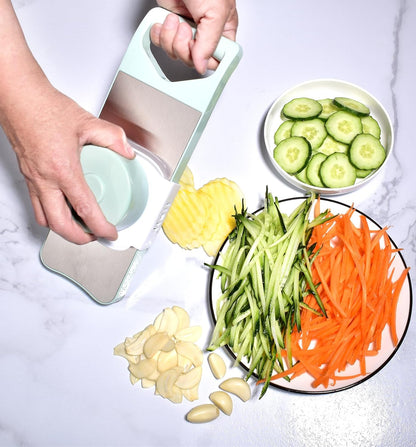 6-Blade Mandoline Slicer for Kitchen,Handheld Vegetable Slicer