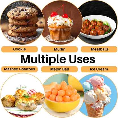 Cookie Scoop Set, Cookie Scoops for Baking Set of 3, #20/#40/#60