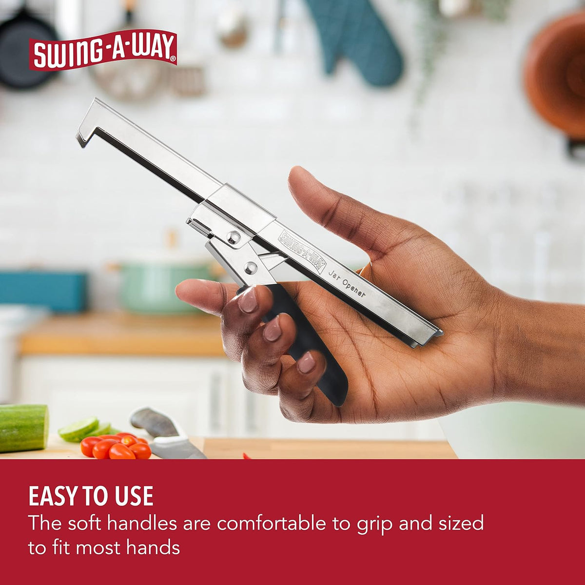 Comfort Grip Jar Opener - Black