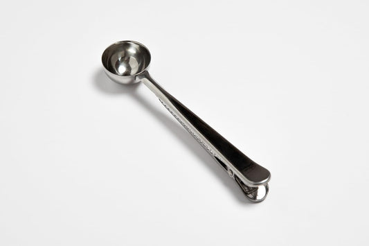 Fox Run Bag Spoon Clip, Coffee Measuring Spoon With Bag Clip, 1 Tablespoon