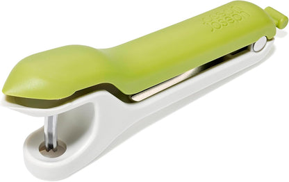 Tweezy 2-in-1 Cherry Olive Pitter and Strawberry Huller, Space saving storage, BPA free