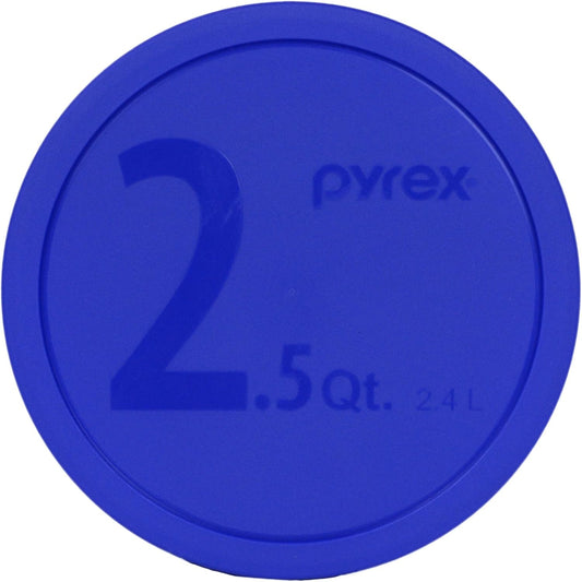 325-PC Blue 2.5-Qt, 323-PC Red & 322-PC Blue 1-Qt Lids - Made in USA | Durable Plastic Build | Secure Fit | Crack-Resistant Design | Easy Grip Tabs | BPA-Free Plastic