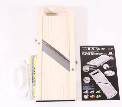 Super Slicer, with 4 Japanese Stainless Steel Blades, Beige