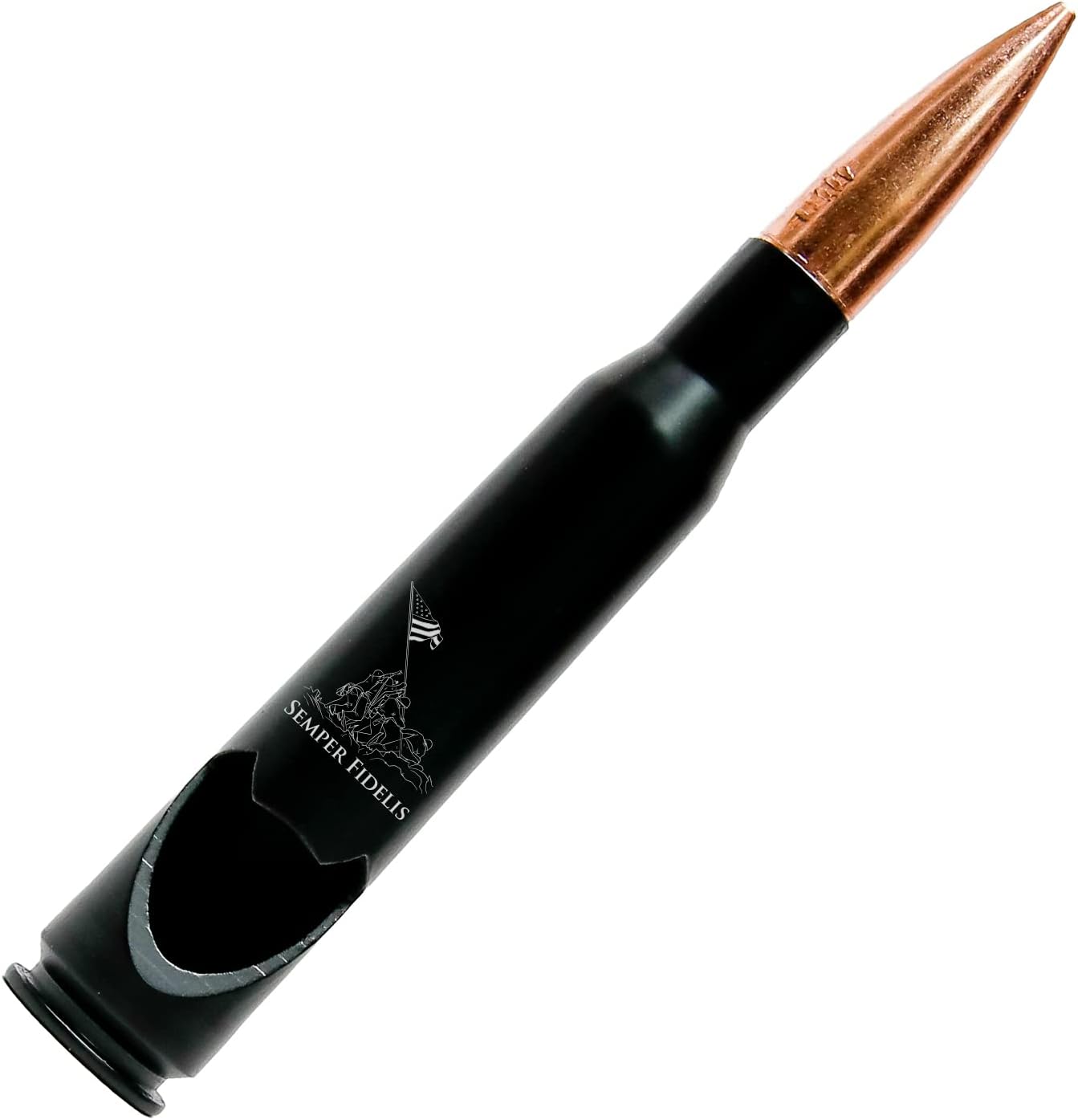 50.Cal American Flag Bottle Opener – American Flag Replica 50 BMG Opener - Patriotic Gift - Flag Bottle Opener
