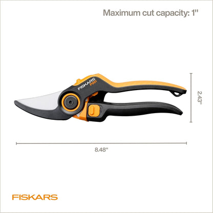SoftGrip Bypass Pruning Shears, 5/8" Cut Capacity Garden Clippers