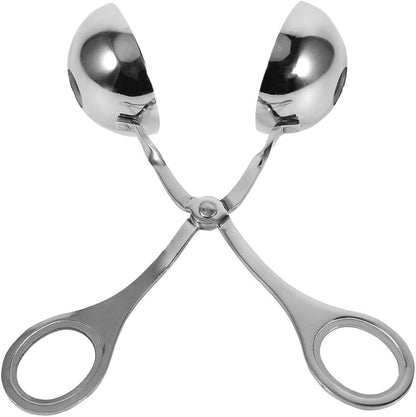 Stainless Steel Meatball Scoop Melon Baller Cookie Dough Scoop with Food Grade Material for Even Cooking and Easy Release